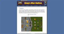 Desktop Screenshot of kingofwar.popwebgame.com